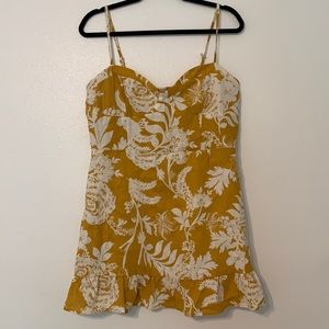 Wild Fable Yellow Floral Dress